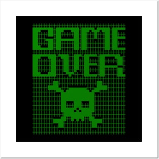 Game Over ASCII Posters and Art